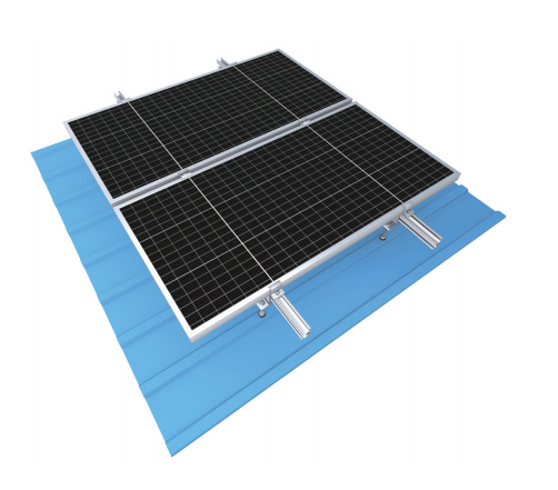 Penetrating Solar Metal Roof Mount Solution